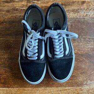 Vans Black and White Sneakers - Size 8 women’s